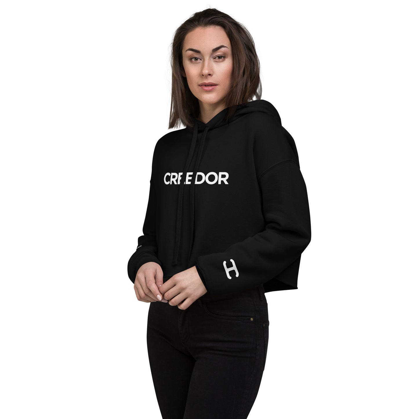 CREEDOR Essential Womens Crop Hoodie